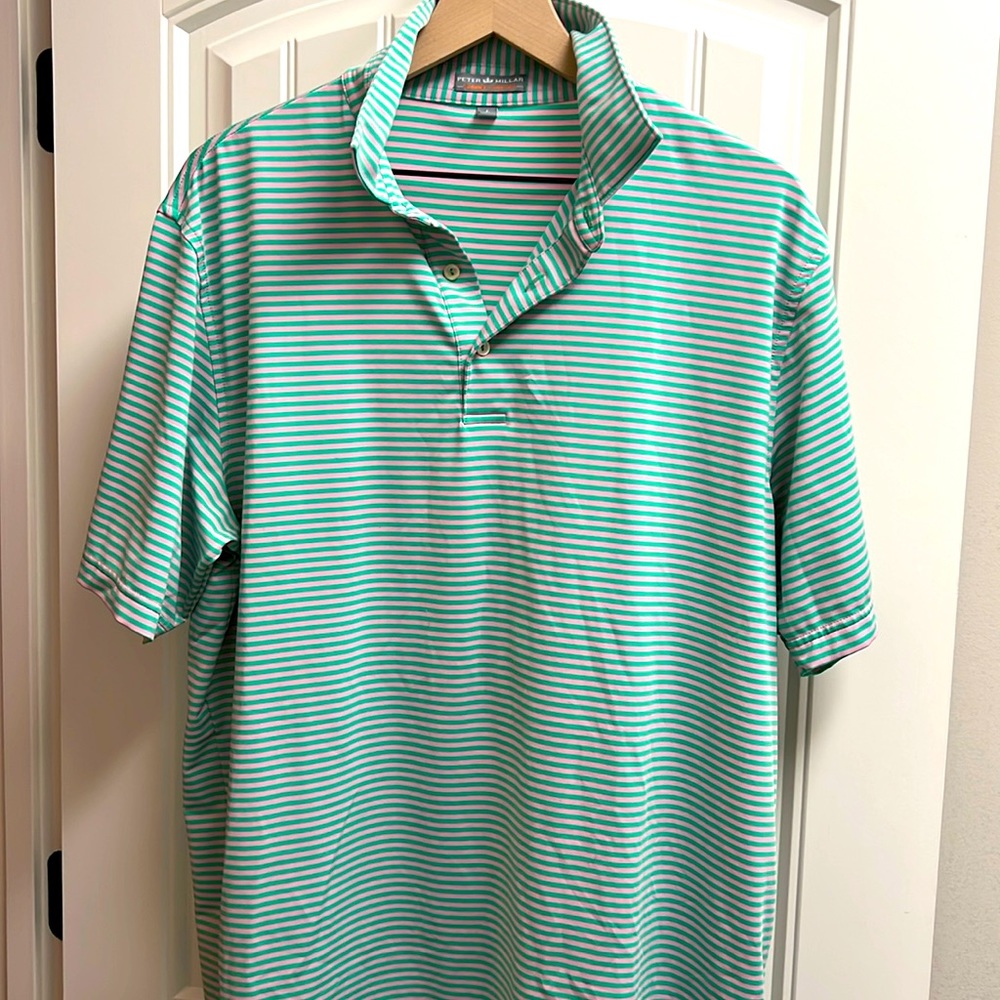 Men’s Large Peter Millar “summer comfort” golf shirt